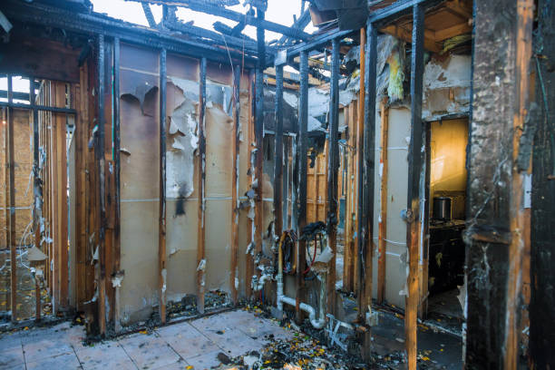 Professional Soot Cleanup technician working in Britt, IA